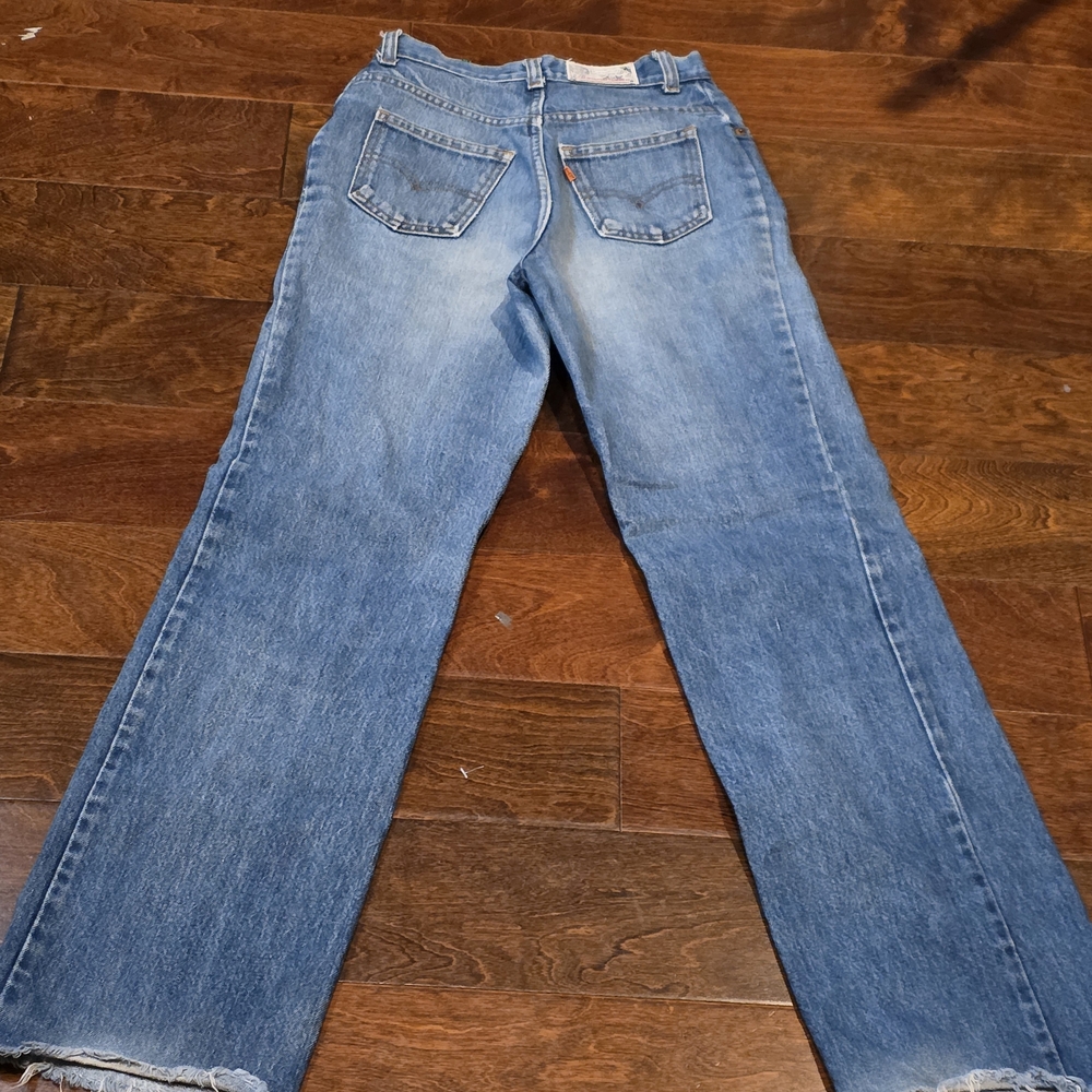 Vintage 1970's Orange Tag  California Straight Levis - Picture 6 of 9